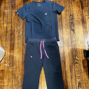 Figs - dark harbor scrubs